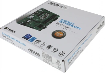 Материнская плата Asus PRO B760M-C-CSM Soc-1700 Intel B760 4xDDR5 mATX AC`97 8ch(7.1) GbLAN RAID+VGA+HDMI+DP - купить недорого с доставкой в интернет-магазине