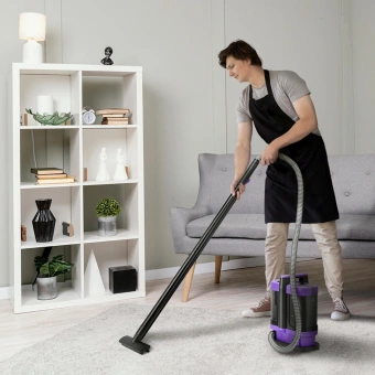 Пылесос моющий Kitfort КТ-5213 450Вт черный/фиолетовый - купить недорого с доставкой в интернет-магазине