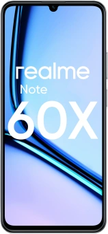 Смартфон Realme RMX3938 Note 60х 64Gb 3Gb черный моноблок 3G 4G 2Sim 6.74" 720x1600 Android 14 8Mpix 802.11 a/b/g/n/ac GPS GSM900/1800 GSM1900 TouchSc A-GPS microSD - купить недорого с доставкой в интернет-магазине