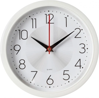 Часы настенные аналоговые Бюрократ WallC-R69P D22см белый (WALLC-R69P22/WHITE) - купить недорого с доставкой в интернет-магазине