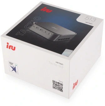 Неттоп IRU Tactio 513 i5 1235U (1.3) 16Gb SSD512Gb Iris Xe без ОС GbitEth WiFi BT 120W серый (RUS) (2189397) - купить недорого с доставкой в интернет-магазине