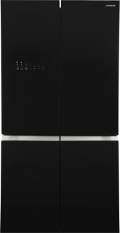 Холодильник Hitachi R-WB720VUC0 GBK 3-хкамерн. черный стекло инвертер - купить недорого с доставкой в интернет-магазине