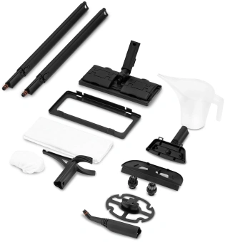 Пароочиститель напольный Kitfort КТ-9185 2000Вт черный/сиреневый - купить недорого с доставкой в интернет-магазине