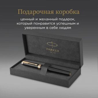 Ручка перьев. Parker Ingenuity Core F570 (2182005) Black GT F сталь нержавеющая подар.кор. - купить недорого с доставкой в интернет-магазине