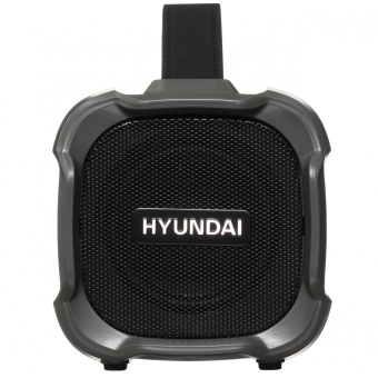Колонка порт. Hyundai H-PAC460 черный 9W 1.0 BT/3.5Jack/USB 10м 1500mAh - купить недорого с доставкой в интернет-магазине