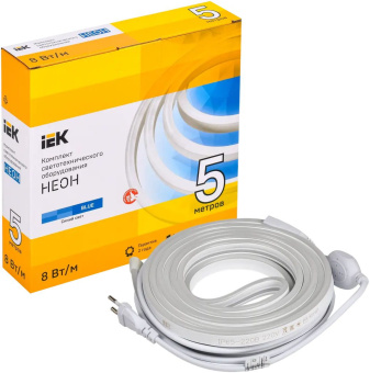 Гибкий неон IEK Неон (LSR5-B-120-65-2-05-S0) - купить недорого с доставкой в интернет-магазине