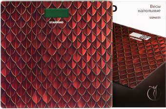 Весы напольные электронные Starwind SSP6035 макс.180кг рисунок/красный - купить недорого с доставкой в интернет-магазине