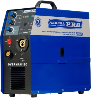 Сварочный аппарат Aurora Pro OVERMAN 180 Mosfet инвертор MIG-MAG 6.6кВт - купить недорого с доставкой в интернет-магазине