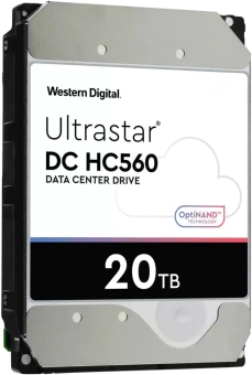 Жесткий диск WD SATA-III 20TB 0F38785 WUH722020BLE6L4 Server Ultrastar DC HC560 (7200rpm) 512Mb 3.5" - купить недорого с доставкой в интернет-магазине