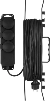 Сетевой удлинитель Buro BU-PS3.20/FRB-16 20м (3 розетки) черный (пакет ПЭ) - купить недорого с доставкой в интернет-магазине