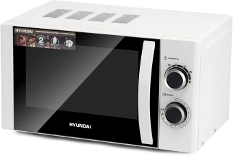 Микроволновая Печь Hyundai HYM-M2043 20л. 700Вт белый/черный - купить недорого с доставкой в интернет-магазине