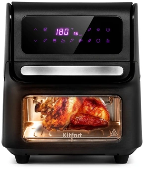 Аэрогриль Kitfort КТ-2236 1800Вт черный - купить недорого с доставкой в интернет-магазине