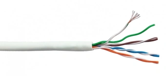 Кабель информационный Lanmaster LAN-5EUTP-LSZH-WH кат.5E UTP 4 пары 24AWG LSZH внутренний 305м белый - купить недорого с доставкой в интернет-магазине
