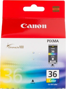 Картридж струйный Canon CLI-36 1511B001 многоцветный печ.гол.в компл. для Canon Pixma 260mini - купить недорого с доставкой в интернет-магазине