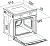 Духовой шкаф Электрический Weissgauff EOM 104 B черный