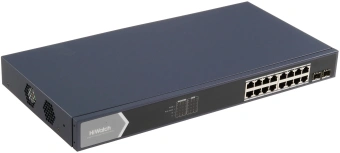 Коммутатор HiWatch DS-S1816GP 16x100Mb 1G неуправляемый - купить недорого с доставкой в интернет-магазине