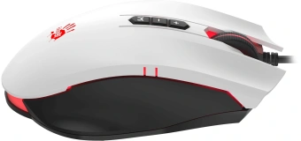 Мышь A4Tech Bloody ES7 белый оптическая 6000dpi USB 8but (ES7 PANDA WHITE) - купить недорого с доставкой в интернет-магазине