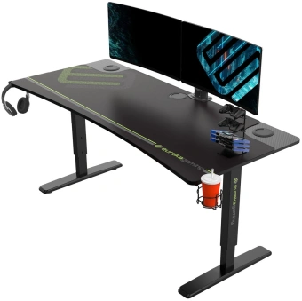 Стол для компьютера Eureka ERK-IM6301-BK механический столешница ЛДСП черный каркас черный - купить недорого с доставкой в интернет-магазине