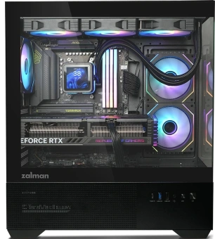 Корпус Zalman Chronix V2 черный без БП ATX 6x120mm 2x140mm 1xUSB2.0 1xUSB3.0 audio bott PSU - купить недорого с доставкой в интернет-магазине