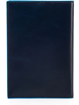 Обложка для паспорта Piquadro Blue Square PP5255B2/BLU2 синий натур.кожа - купить недорого с доставкой в интернет-магазине