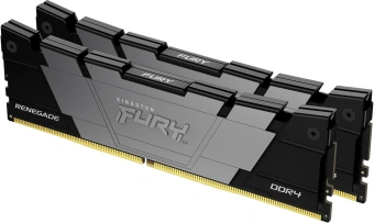 Память DDR4 2x8GB 4266MHz Kingston KF442C19RB2K2/16 Fury Renegade Black RTL Gaming PC4-34100 CL19 DIMM 288-pin 1.4В single rank с радиатором Ret - купить недорого с доставкой в интернет-магазине
