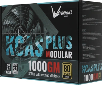 Блок питания Formula ATX 1000W AC KCAS PLUS 1000GM V2 80+ gold (20+4pin) APFC 140mm fan 10xSATA Cab Manag RTL - купить недорого с доставкой в интернет-магазине