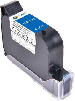 Картридж струйный G&G GA-001C голуб.пигм. (42мл) для G&G GG-HH1001 с чипом - купить недорого с доставкой в интернет-магазине