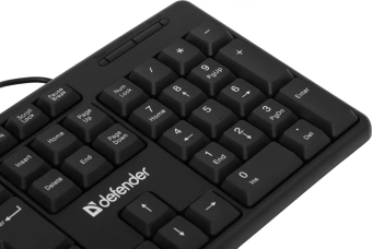 Клавиатура Defender Element HB-520 черный USB - цена, купить или заказать с доставкой в интернет-магазине Клавиатура Defender Element HB-520 черный USB - купить недорого с доставкой в интернет-магазине
