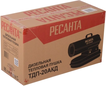 Тепловая пушка дизельная Ресанта ТДП-20АКД 20000Вт красный/черный - купить недорого с доставкой в интернет-магазине