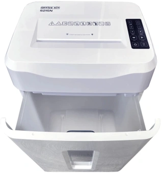 Шредер Office Kit S215N 3,9x38 белый (секр.P-4) фрагменты 22лист. 35лтр. скрепки скобы пл.карты CD - купить недорого с доставкой в интернет-магазине