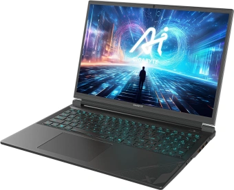 Ноутбук Gigabyte G6X Core i7 13650HX 16Gb SSD1Tb NVIDIA GeForce RTX4060 8Gb 16" IPS FHD+ (1920x1200) Free DOS grey WiFi BT Cam (9KG-43KZ854SD) - купить недорого с доставкой в интернет-магазине