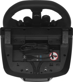 Руль Logitech G923 10кноп. (с педалями) черный - купить недорого с доставкой в интернет-магазине