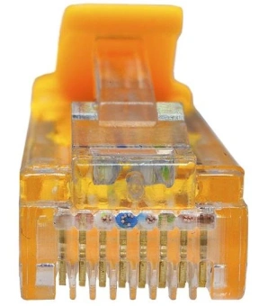 Патч-корд Suprlan 10-0161 UTP RJ-45 вил.-вилка RJ-45 кат.5E 0.5м желтый LSZH 0.483AWG - купить недорого с доставкой в интернет-магазине
