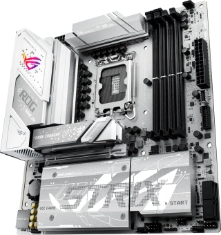 Материнская плата Asus ROG STRIX B860-G GAMING WIFI Soc-1851 Intel B860 4xDDR5 mATX AC`97 8ch(7.1) 2.5Gg RAID+HDMI+DP - купить недорого с доставкой в интернет-магазине