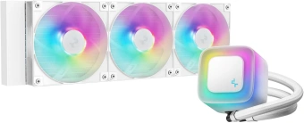 Система водяного охлаждения Deepcool LE360 WH V2 ARGB Soc-AM5/AM4/1200/1700/1851 белый 4-pin 19-31.6dB Al 250W 1632gr Ret (R-LE360-WHAMMN-G-2) - купить недорого с доставкой в интернет-магазине