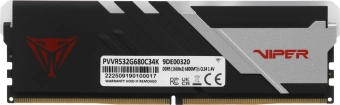 Память DDR5 2x16GB 6800MHz Patriot PVVR532G680C34K Viper Venom RGB RTL Gaming PC5-54400 CL34 DIMM 288-pin 1.4В kit с радиатором Ret - купить недорого с доставкой в интернет-магазине