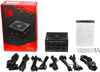 Блок питания Bloody ATX 750W BD-PS750G 80+ gold (20+4pin) APFC 120mm fan 6xSATA Cab Manag RTL - купить недорого с доставкой в интернет-магазине