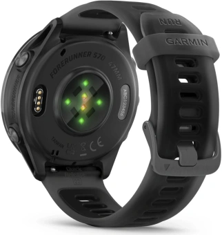 Смарт-часы Garmin Forerunner 570 47mm 47мм 1.4" AMOLED корп.черный рем.черный (010-02971-00) - купить недорого с доставкой в интернет-магазине