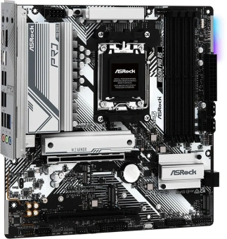 Материнская плата Asrock B650M PRO RS Socket AM5 AMD B650 4xDDR5 mATX AC`97 8ch(7.1) 2.5Gg RAID+HDMI+DP - купить недорого с доставкой в интернет-магазине