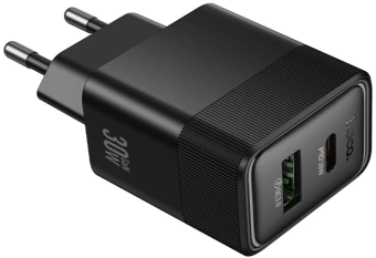Сетевое зар./устр. Hoco CS112A Lounge PD30W+QC3.0 30W (PD+QC) черный (80387) - купить недорого с доставкой в интернет-магазине