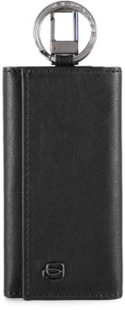 Ключница Piquadro Black Square PC1397B3/N черный натур.кожа - купить недорого с доставкой в интернет-магазине