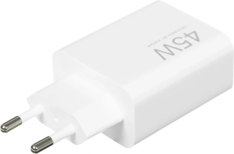 Сетевое зар./устр. Xiaomi BHR07SLEU 45W 4.1A (PD) USB-A универсальное белый - купить недорого с доставкой в интернет-магазине