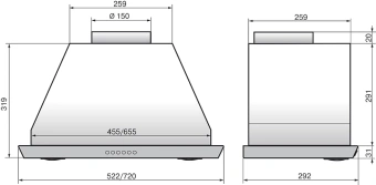 Вытяжка встраиваемая Elikor Врезной блок 72Н-1000-Э4Д нержавеющая сталь управление: кнопочное (1 мотор) - цена, купить или заказать с доставкой в интернет-магазине Вытяжка встраиваемая Elikor Врезной блок 72Н-1000-Э4Д нержавеющая сталь управление: кнопочное (1 мотор) - купить недорого с доставкой в интернет-магазине