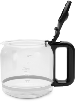 Кофеварка капельная Hyundai HYD-1212 900Вт черный/серебристый - купить недорого с доставкой в интернет-магазине