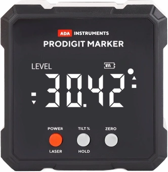 Уровень Ada ProDigit MARKER электронный черный/белый (А00671) - купить недорого с доставкой в интернет-магазине