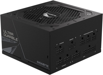 Блок питания Gigabyte ATX 1000W GP-UD1000GM PG5 80+ gold (24+4+4pin) APFC 120mm fan 8xSATA Cab Manag RTL - купить недорого с доставкой в интернет-магазине