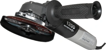 Углошлифовальная машина Интерскол УШМВ-125/1200Э 1200Вт 10000об/мин рез.шпин.:M14 d=150мм (915.0.0.40) - купить недорого с доставкой в интернет-магазине