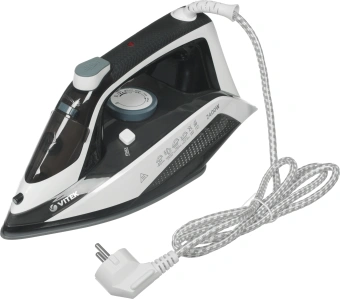 Утюг Vitek VT-8313 2400Вт белый/черный - купить недорого с доставкой в интернет-магазине
