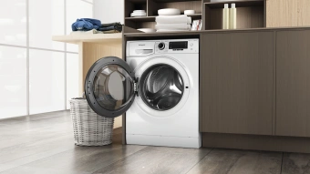 Стиральная машина Hotpoint NSD 7249 D AVE RU класс: A-40% загр.фронтальная макс.:7кг белый инвертер - купить недорого с доставкой в интернет-магазине