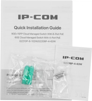 Коммутатор IP-Com G2206P-4-63W (L2) 6x1Гбит/с 4PoE 58W управляемый - цена, купить или заказать с доставкой в интернет-магазине Коммутатор IP-Com G2206P-4-63W (L2) 6x1Гбит/с 4PoE 58W управляемый - купить недорого с доставкой в интернет-магазине